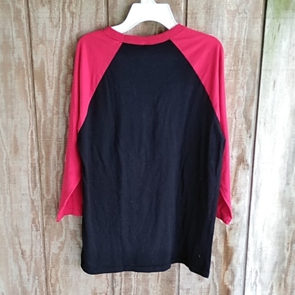 Minnie Mouse Birthday Squad Raglan tee - Picture 3 of 5